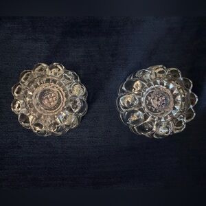 Princess house 1970’s candle holders. EUC 3 1/2x2